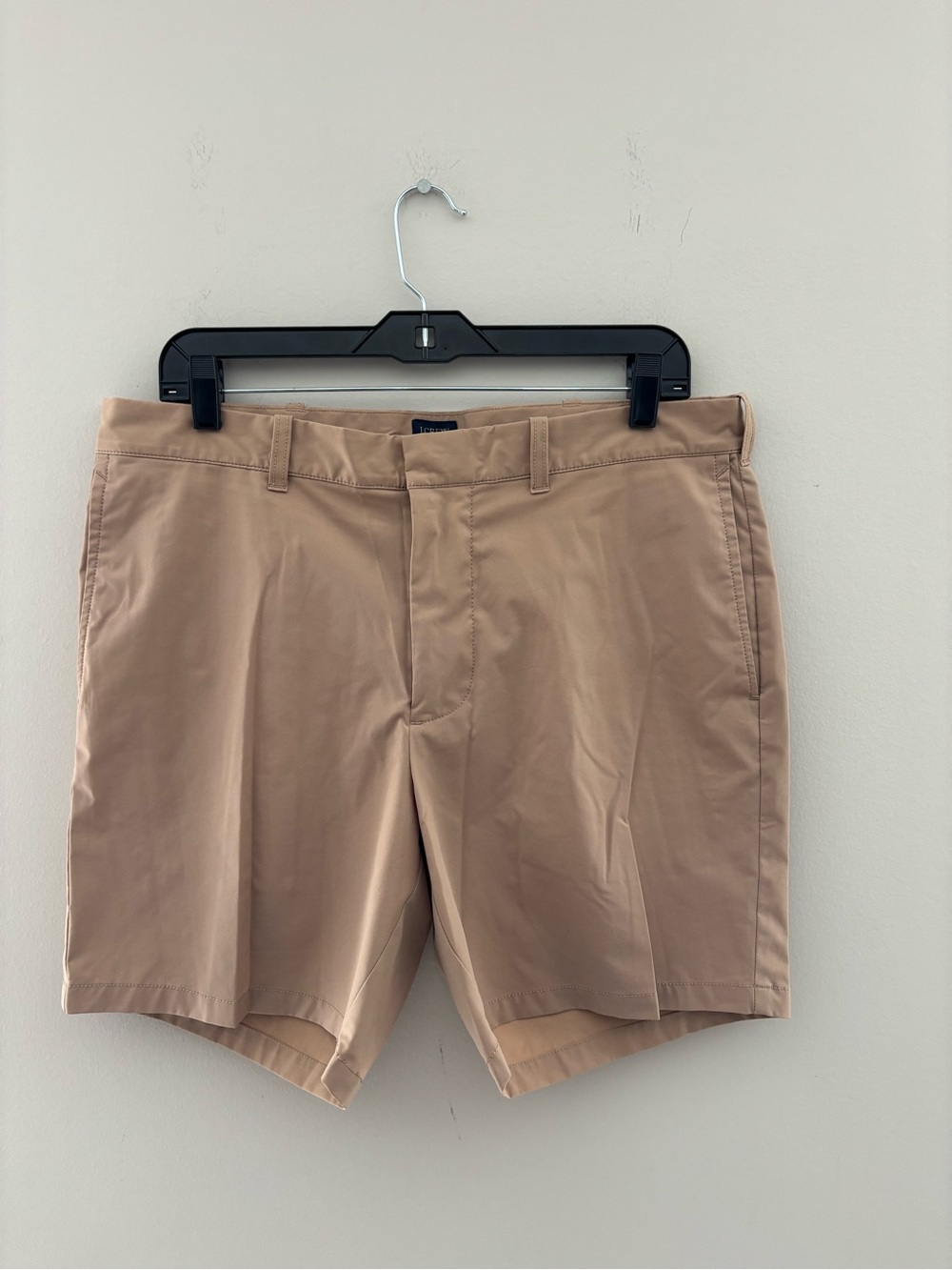 J.Crew Factory Men's Beige Chino Shorts Flat Front Casual Golf Shorts